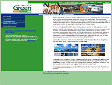 Tablet Screenshot of ncprojectgreen.com